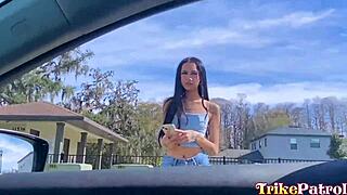 Trikepatrol Grabs Asian Teen Star Katie Cai for Hardcore Fucking