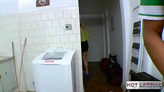 Tony Tigrao pounds stunning maid’s ass in the living room