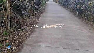 pinay asian teen gets drilled in public near road, omg! 😱