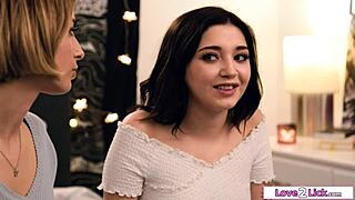 Stepsister turns into my first wild lesbian fling!