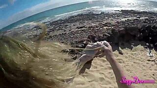 Hey, wanna feel this sensual POV doggystyle on the beach with me?