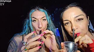 We met at the same club and had real sex