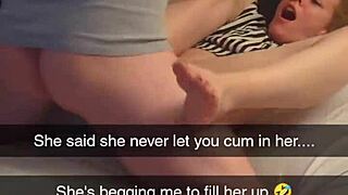 cheating milf wife, wanna see me bred and creampied on snapchat?