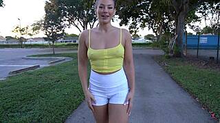 Mandy Waters gets so turned on, she rides me hard at my place for steamy content creation