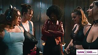 All Girl Gangs Clash in Raw Latina and Ebony Sex Fight