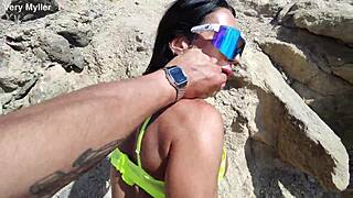 Very Myller Pov: Italian Tourist's Big Tits Sway While Fishing. Her Latina Ass Gets Destroyed Publicly With Monster Cock Cumshot On Open Hole!