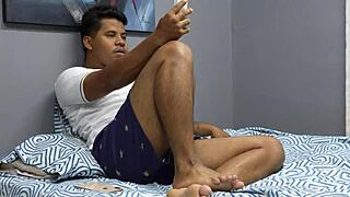 Stepsister Gives the Best Massage to Her Stepbrother's Body in Part 1