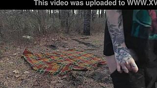 Wanna see this submissive cutie eat ass and take rough face fucking at roadside?
