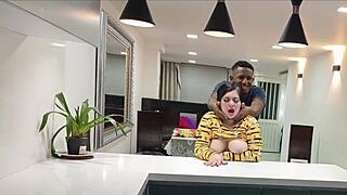 Curvy Roommate Antonella, Wife of My Best Friend, Gets Nailed in Dorm