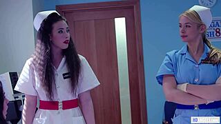 Strange Hospital Hosts Wild Lesbian Nurses and Doctors - Whitney Wright, Casey Calvert, Ryan Keely, Sarah Vandella