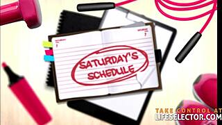 Saturday's Schedule - Wild Fuck Marathon in POV Threesome Adventure