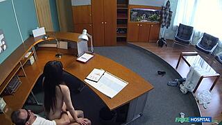 Fake hospital story - 18 year old virgin experiences her first intimate moment with doctor.