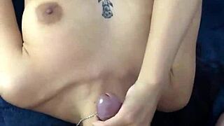 sucking on your tasty balls while deepthroating that big cock. my latina lips can't get enough of this pov action