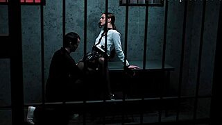 Yo, this redhead gets used like a doll in a wild time-stop fetish escape room!