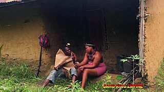 stepmother bares all and takes deep fucking in juicy wet pussy after bush hunt