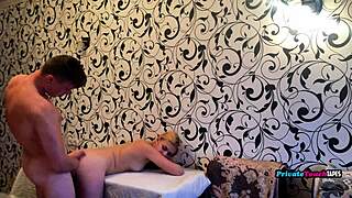 man, this sexy blonde stepsister gets wild alone with her creepy stepbrother!