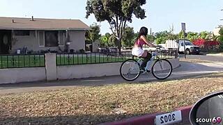 picked up big butt latina natalie nunez, talked her into a quick rough fuck on the way home!