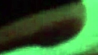 married slut hides face while giving messy head on cam