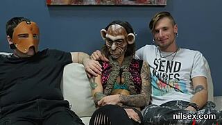 nasty cutie dragged to butt hole nuthouse for wild uninhibited anal therapy