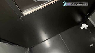 She’s SUCKING OFF a stranger at the glory hole TODAY. KarenKiss humiliates her tame cuckold husband in public.