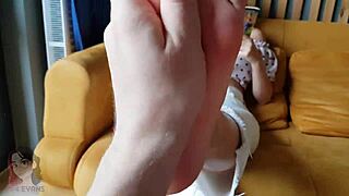 Wow, this naughty student slurps on a massive cock!