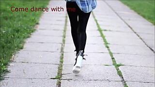 sexy girl dancing in the street, join aarina park for hot moves live