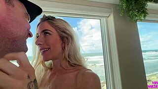 blonde surfer girl dakota lyn needed a long board to ride today