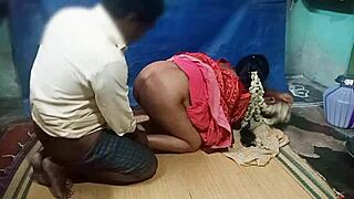 Indian village couple shares intimate homemade sex in bedroom