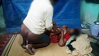 Indian village couple shares intimate homemade sex in bedroom