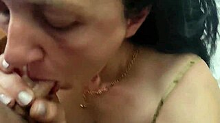 Hotwife Milf Delivers Sloppy Blowjobs with Cum in Mouth for Group Fun