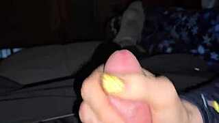 Man, my dirty talking wife takes her sweet time jerking off this skinny dick.