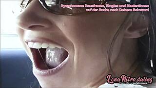 blonde chick gets invited for quick hot sex during her break with lenanitro dating
