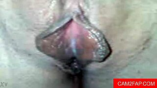 Amateur babe gives blowjob before rough anal pounding in webcam show