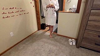 What’s this stepmother up to, seducing stepson with lotion on her pregnant belly?