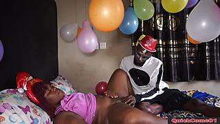 Happy Xmas season with the best wet night of 2024 for wild sex. My cute girlfriend gets her juicy pussy licked hard!