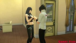 Hinata Porn Cap1: Sasuke Fucks Hinata While Naruto Misses Her Slutty Action