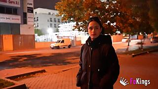 yo, wanna date? valen pink hunts fans for quick street sex