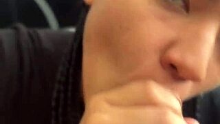 Hey, how did my stepsister's cute friend sneak in for this amazing blowjob?