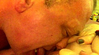 granny, you cum hard from tongue and cock?