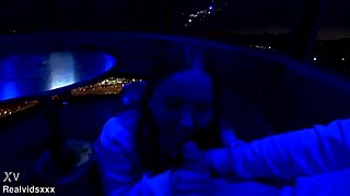 Ever tried a blowjob in an amusement park? Then a quick standing fuck right after!