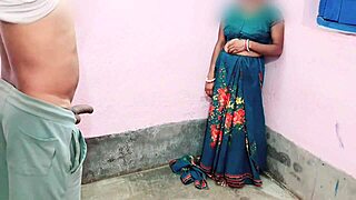 this village desi aunty got drilled hard by devar in hindi ranch clips.