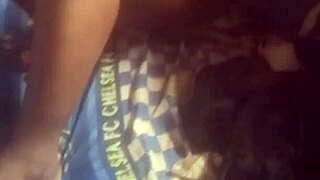 Just look at this beautiful black woman getting it on in a homemade clip!