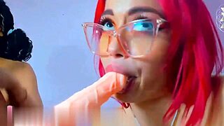 omg, hottest lesbian action with intense kisses and pussy licking!