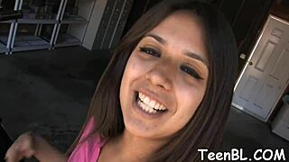 watching this chick tease her twat got dude so hungry for action.