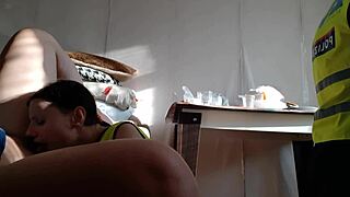 Hot Police Lesbian THREESOME with Intense Pussy LICKING Action!
