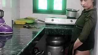 uh, desi wife got slammed rough in kitchen while cookin