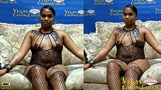 hot pov anal with bound ebony cutie. machine fucked hard!