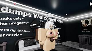 are you ready for this roblox cat girl to take that massive black cock deep in her big ass and pussy in wild doggystyle