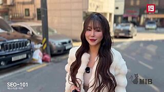 Busty Korean submissive with perfect body takes it hard! 😍