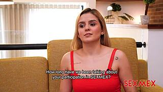 melanie caceres hints at steamy big ass blowjob in colombian latina porn debut